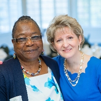 Alumni posing for photo